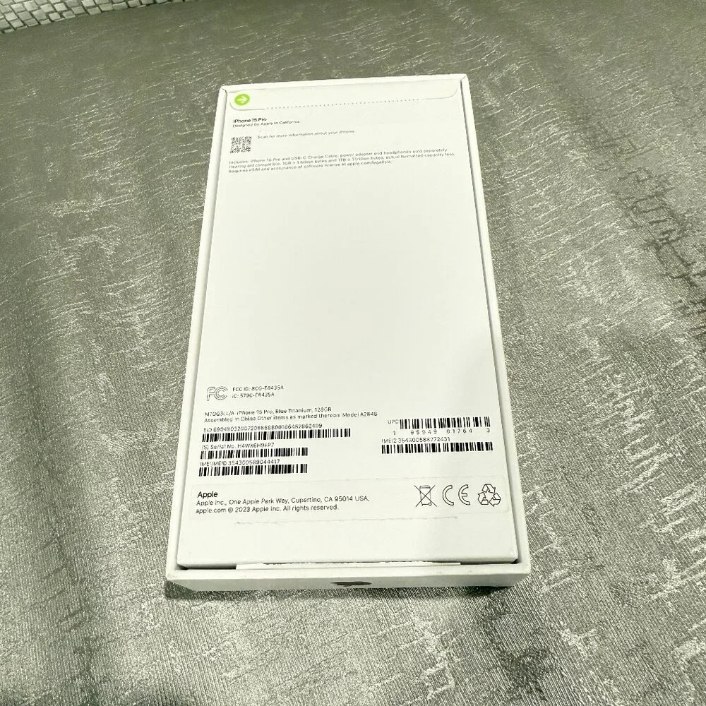 iphone 15 Pro Empty box, excellent condition